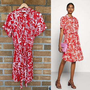 FABIENNE CHAPOT
Red Boyfriend Dress - Crazy Coral